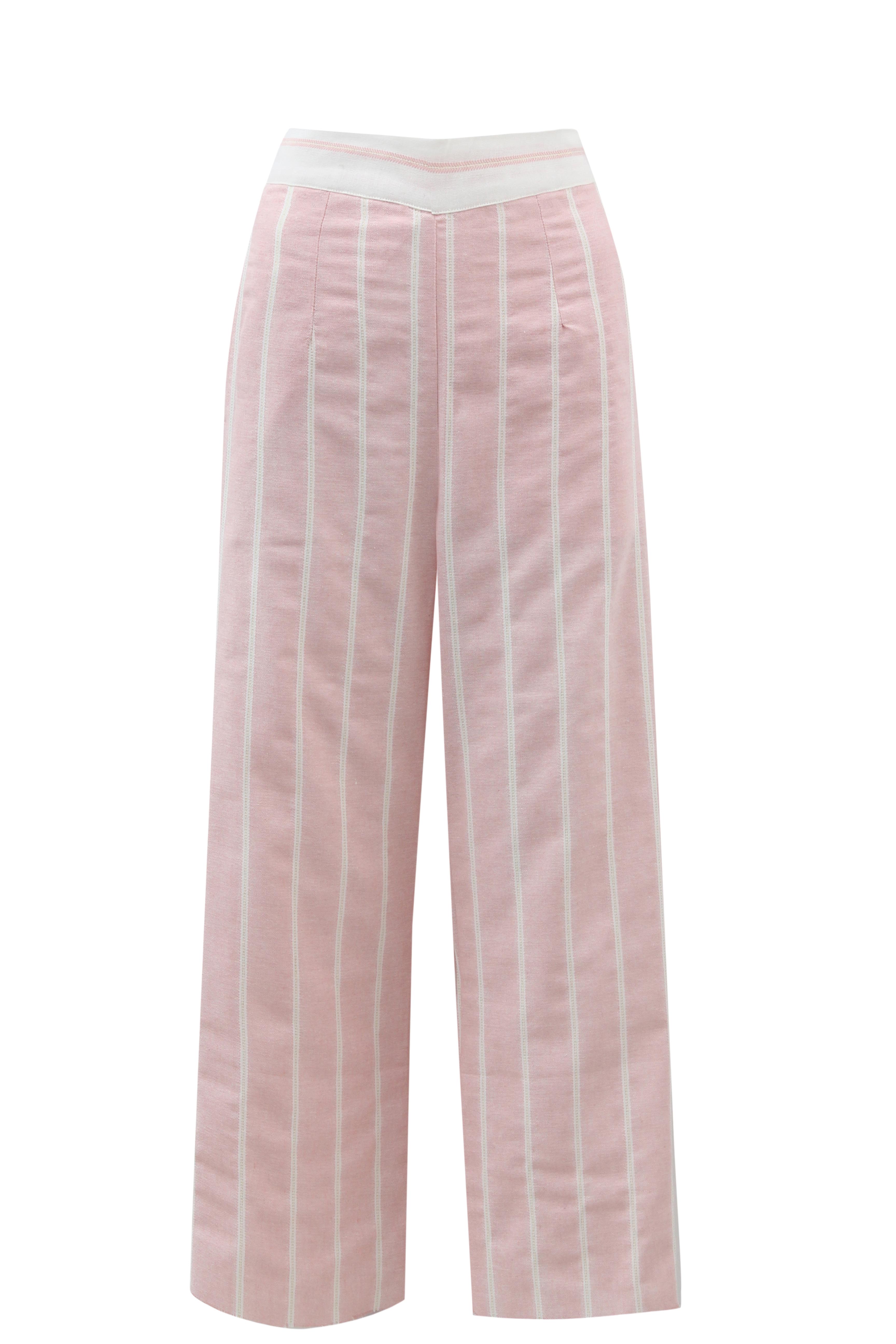 Osage Pants- Pink Stripes